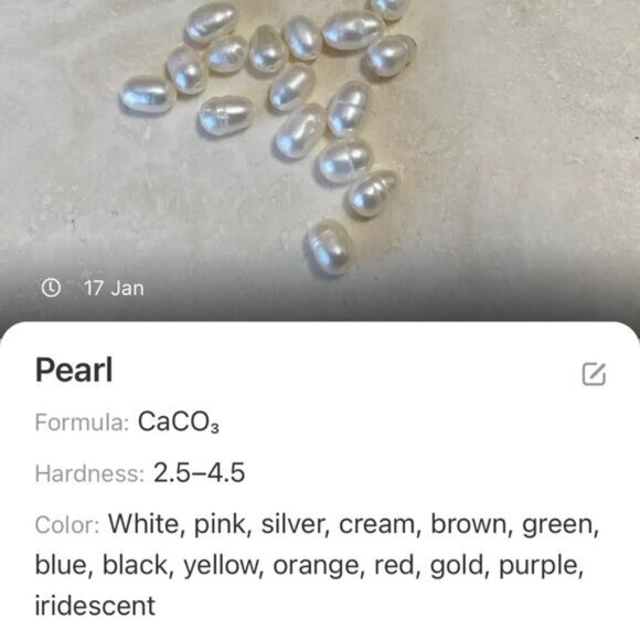 Beaded Dyed Pink Agate & White Freshwater Pearl Adjustable Choker - Picture 13 of 14